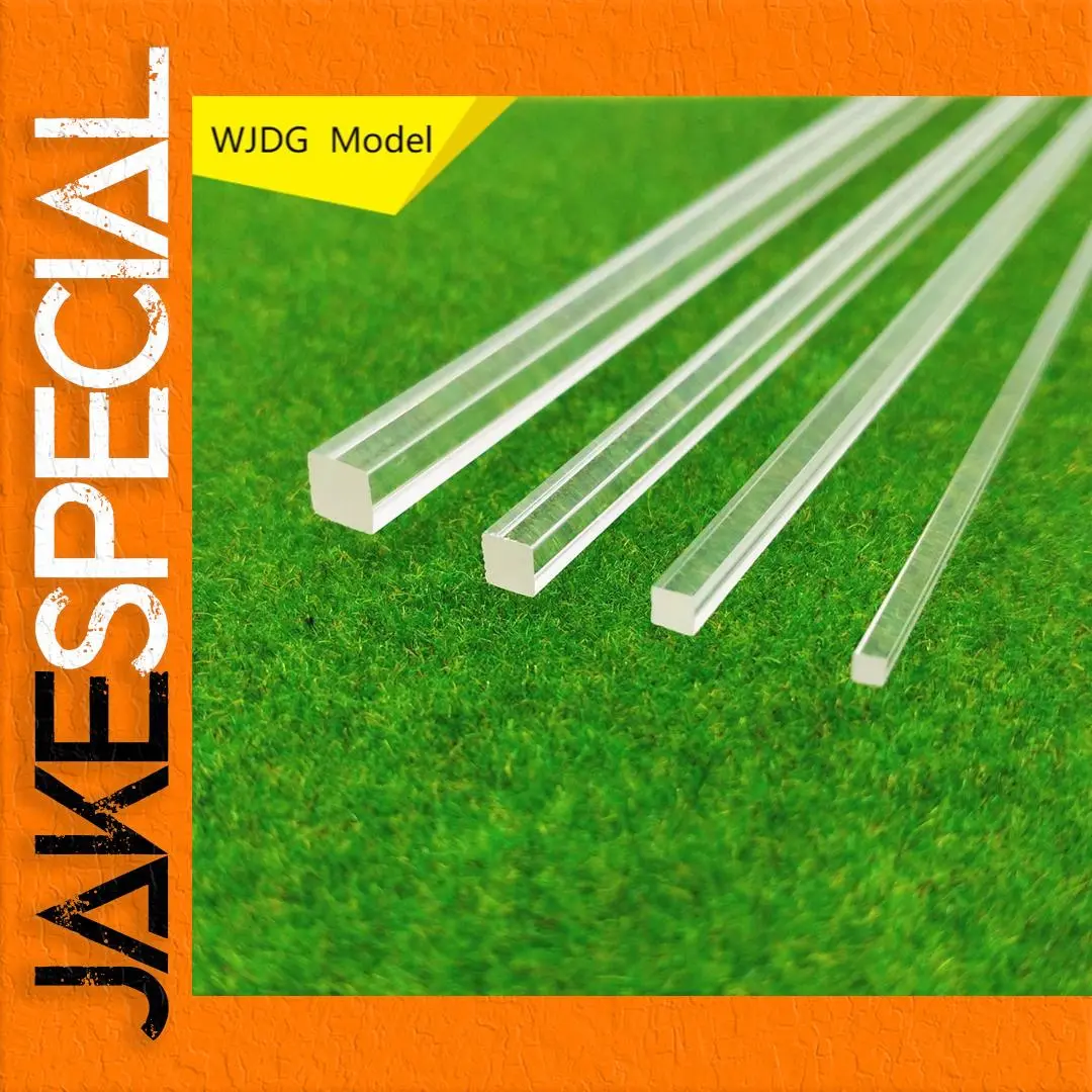 High Transparency Acrylic Rods - Set of 10 1 High Transparency Acrylic Rods - Set of 10