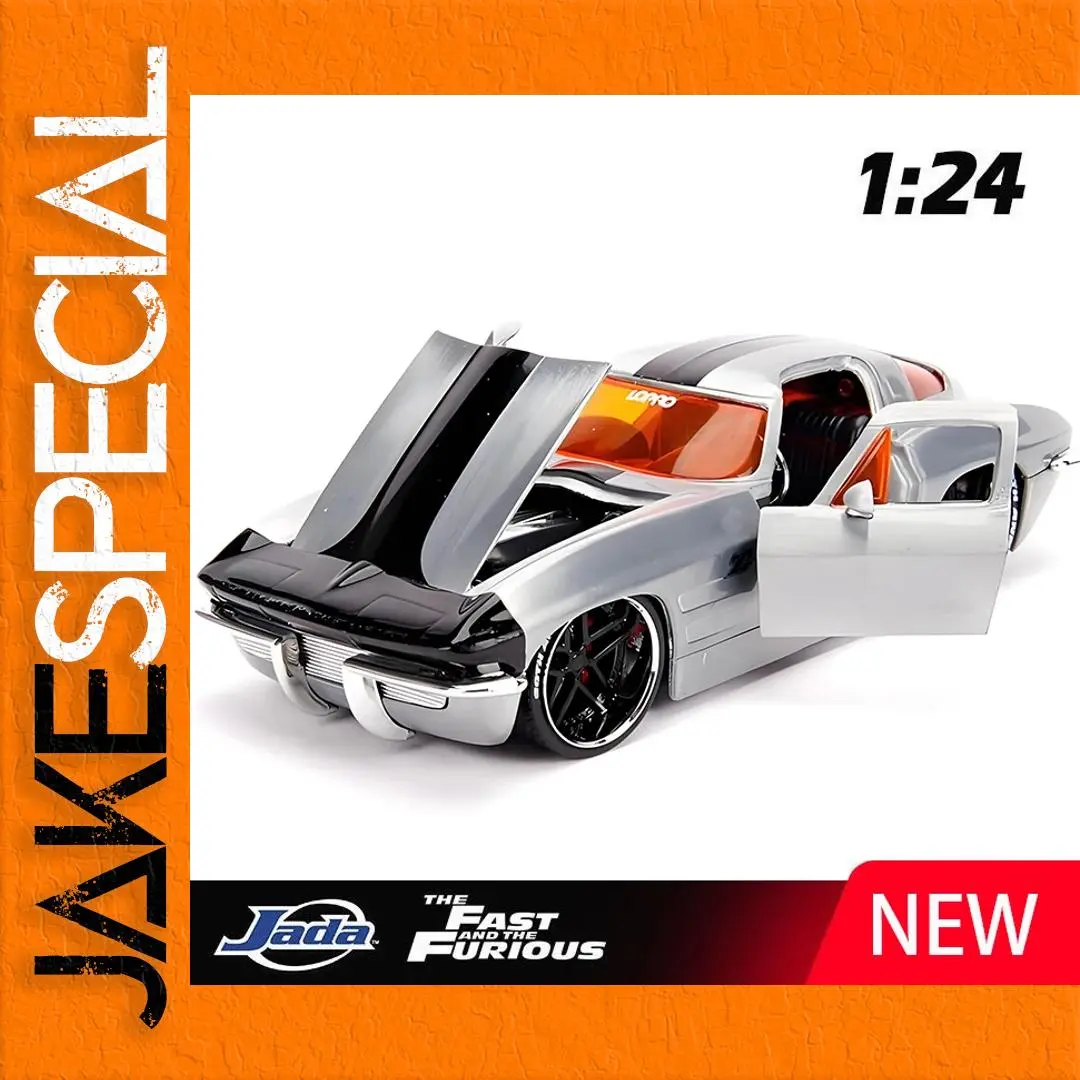 JADA 1:24 Diecast Corvette Sting Ray Model 1 JADA 1:24 Diecast Corvette Sting Ray Model