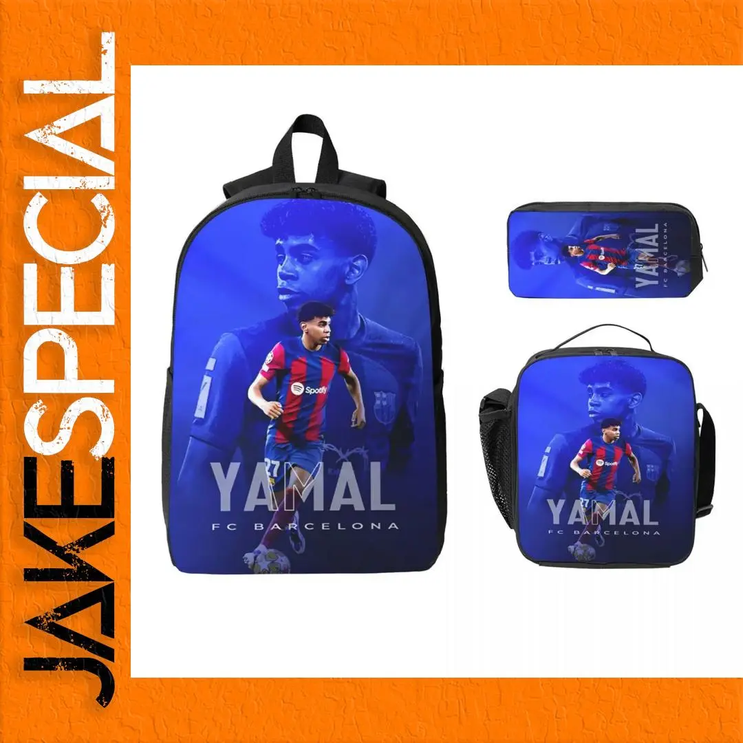 Football Star Backpack Set with Lunch Box 1 Football Star Backpack Set with Lunch Box