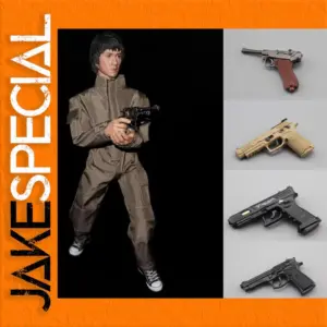 1:6 Scale Diecast Pistol Model Set