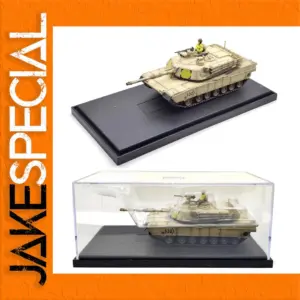 1/72 Scale US M1A2 Tank Model with Figurine