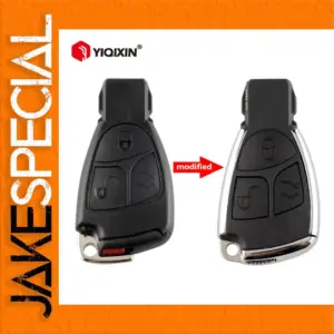 Modified Remote Key Shell for Mercedes Benz