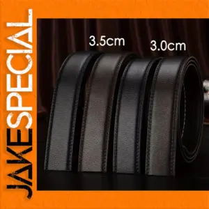 Unisex PU Business Belt in Black and Brown