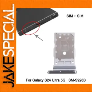 Dual SIM Card Tray for Samsung Galaxy S24 Ultra