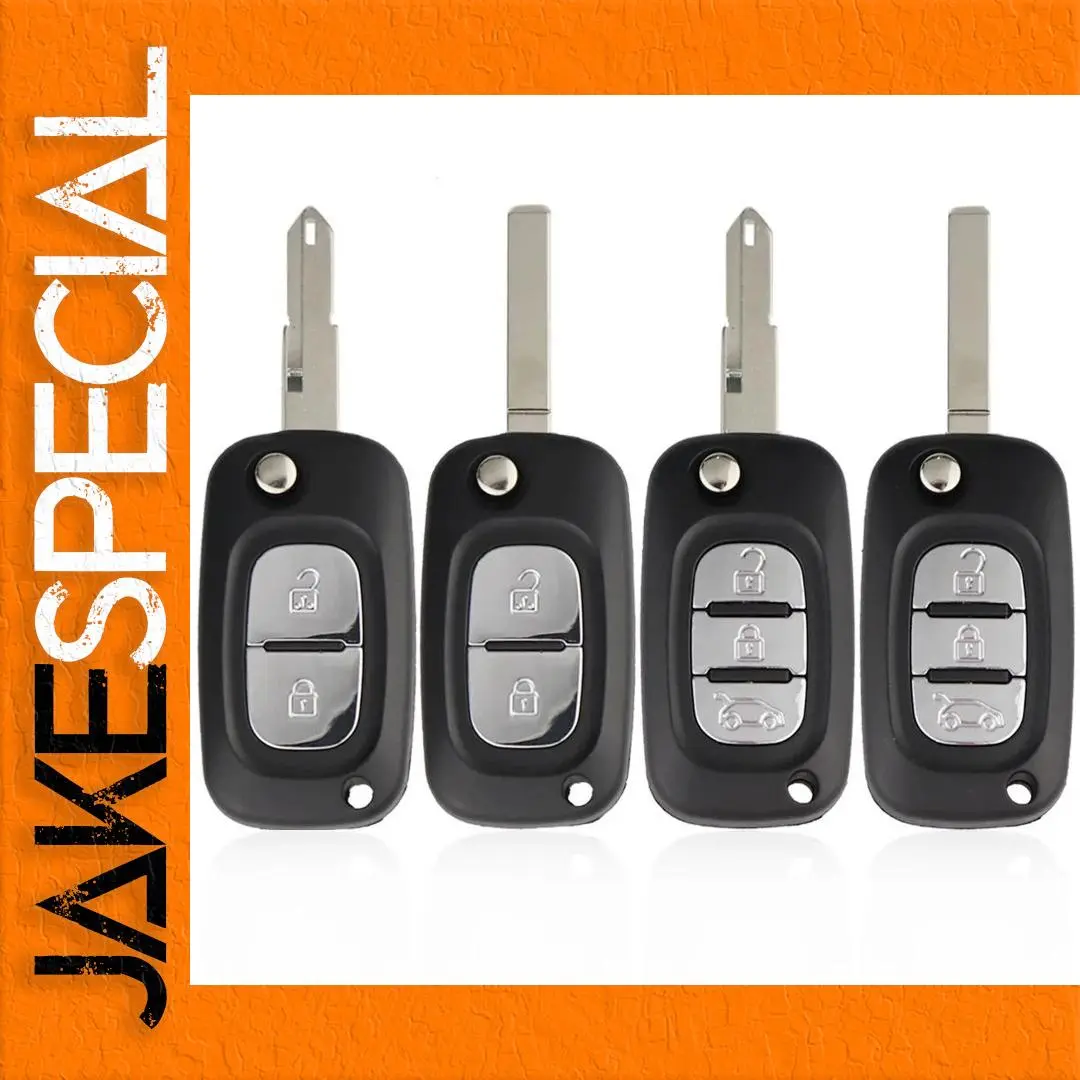 Renault Flip Remote Key Shell Case 2006-2016 1 Renault Flip Remote Key Shell Case 2006-2016