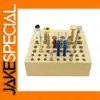 Wooden Screwdriver and Tweezer Organizer