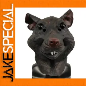 Funny Cartoon Rat Latex Mask for Adults