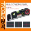 LV02 Laser Level Tool with 3m Tape Measure