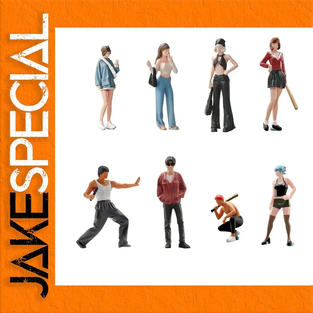 1:64 Scale Hand-Painted Resin Miniature Figures 1 1:64 Scale Hand-Painted Resin Miniature Figures