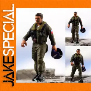1/72 Scale US Fighter Pilot Model фигурка