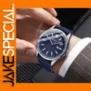 Men's Blue Quartz Watch with Calendar Function