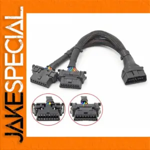 OBD2 1 IN 2 Extension Cable for Diagnostics