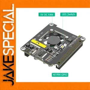 PoE HAT for Raspberry Pi 5 with Fan