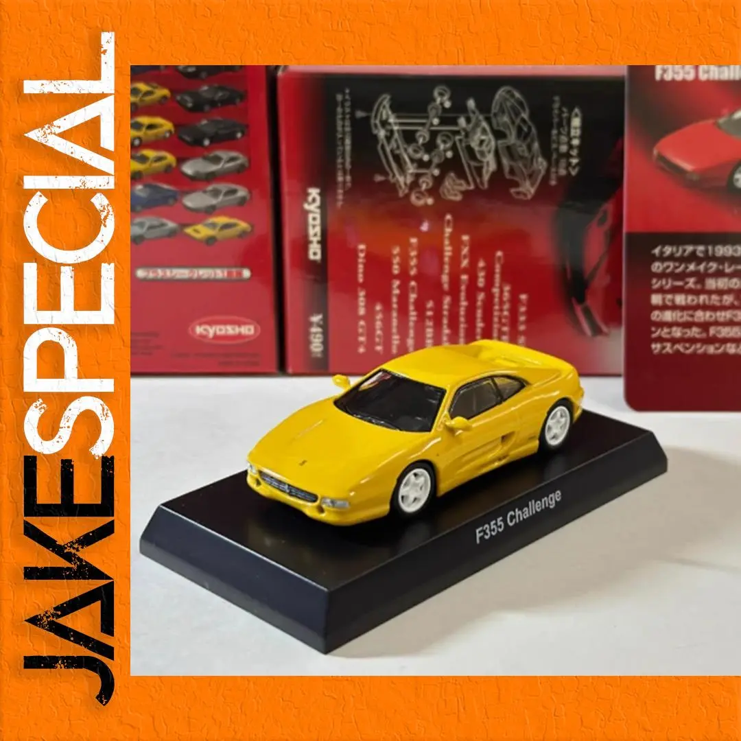 F355 Challenge Yellow 1:64 Scale Diecast Model 1 F355 Challenge Yellow 1:64 Scale Diecast Model