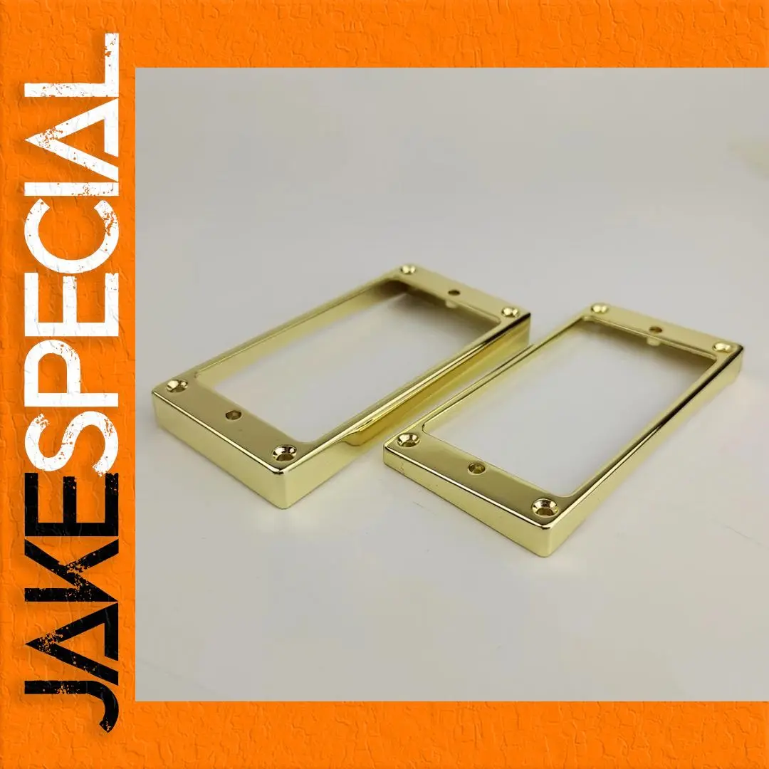 Gold Humbucker Pickup Frames for LP Guitars 1 Gold Humbucker Pickup Frames for LP Guitars