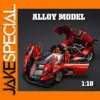 1:18 Scale Red Die-Cast Alloy Sports Car Model