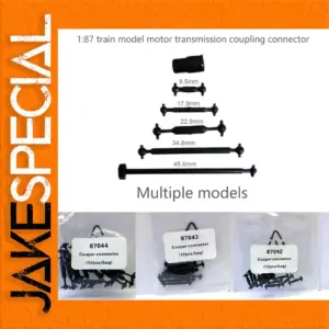 HO Ratio 1:87 Train Connector Set of 6