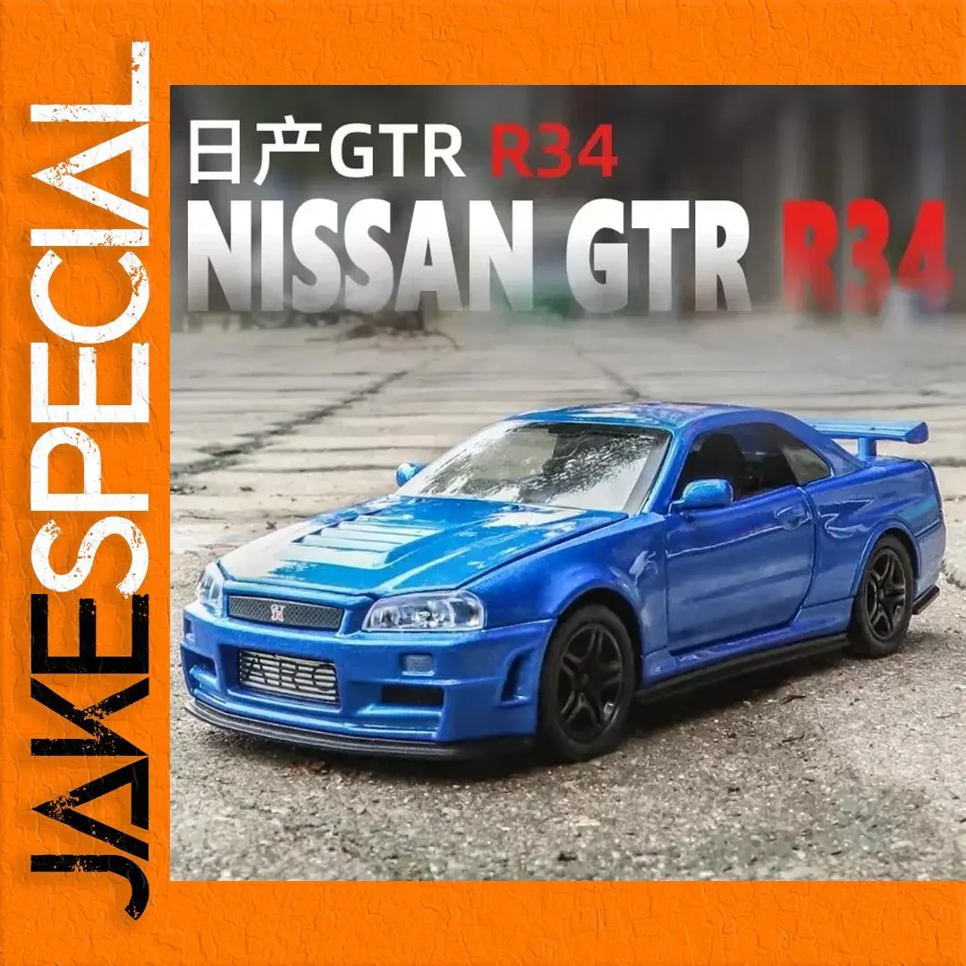 Nissan GTR R34 1:32 Scale Diecast Model 1 Nissan GTR R34 1:32 Scale Diecast Model