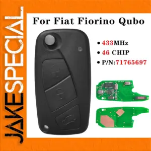 433MHz Key Fob for Fiat, Peugeot, Citroen