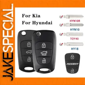 Kia and Hyundai Flip Remote Key Shell Case