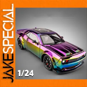 1:24 Electroplated Hellcat Die-Cast Model Car
