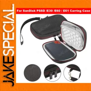 EVA Carrying Case for SanDisk PSSD E30/E60/E61