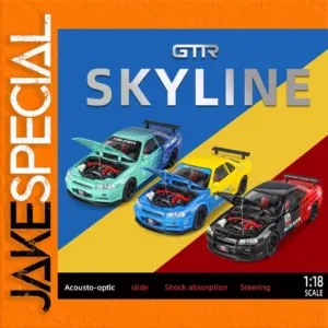 Oversized 1:18 Scale GTR Die-Cast Car Model