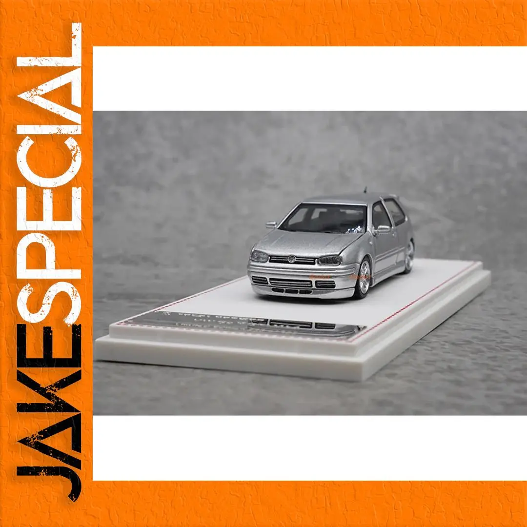 1:64 Golf MK4 Diecast Model in Silver 1 1:64 Golf MK4 Diecast Model in Silver