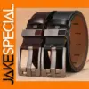 Men's Genuine Leather Belt in Black & Brown
