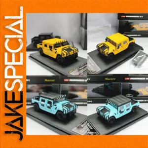 1:64 Scale Hummer H1 Pickup Model in Two Colors