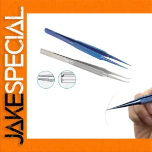 High Precision 14cm Tweezers Set - 2 Pairs