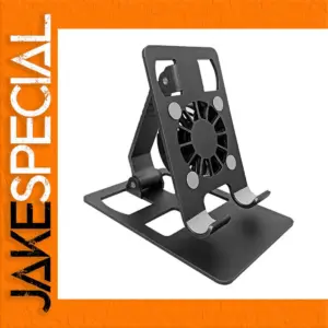 Universal Metal Phone Holder with Cooling Fan