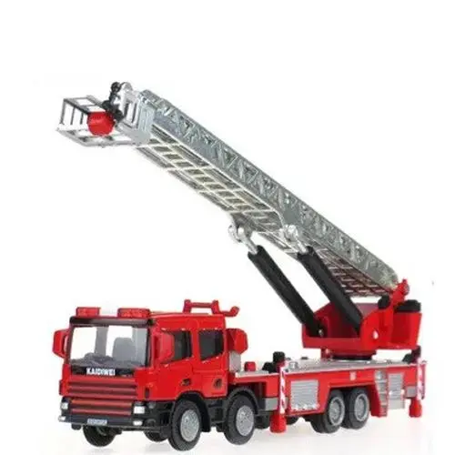 1:50 Scale High Simulation Fire Truck Model 7 1:50 Scale High Simulation Fire Truck Model - Image 7