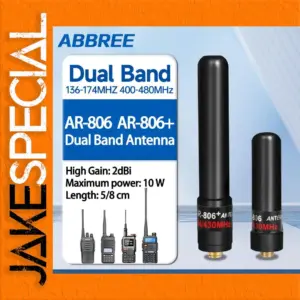 ABBREE AR-806+ Dual Band Mini Antenna 2dBi