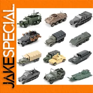 1/72 Scale Military Vehicle Assembly Model Set