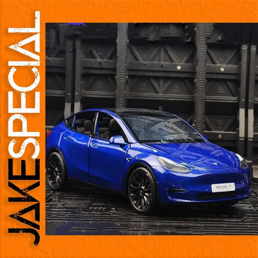 1:24 Scale Blue Model Y Diecast Car 1 1:24 Scale Blue Model Y Diecast Car