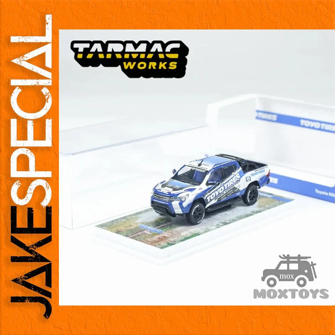 Tarmac Works 1:64 Toyota Hilux Diecast Model 1 Tarmac Works 1:64 Toyota Hilux Diecast Model
