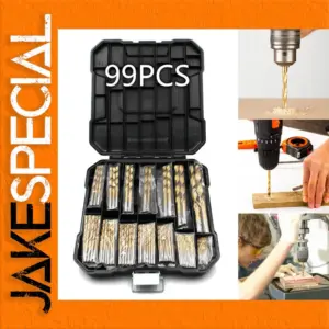 99PCS HSS Metric Drill Bit Set