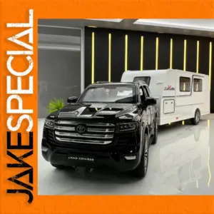 1:32 Scale Luxury SUV Model Car with Trailer