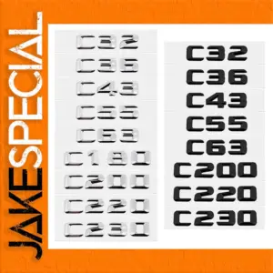 3D Car Tail Letter Stickers for Mercedes Benz