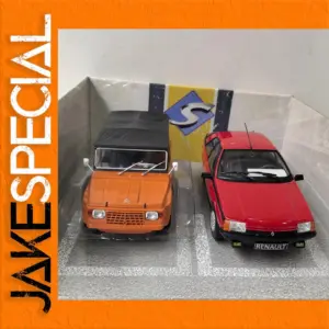 Diecast Model Set Renault Fuego Citroen Mehari