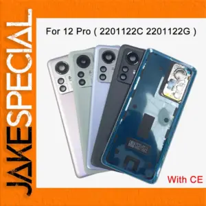 Tempered Glass Back Cover for Xiaomi 12 Pro