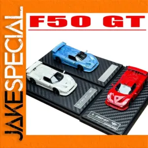 F50 GT Diecast Model 1:64 Scale Red White Blue