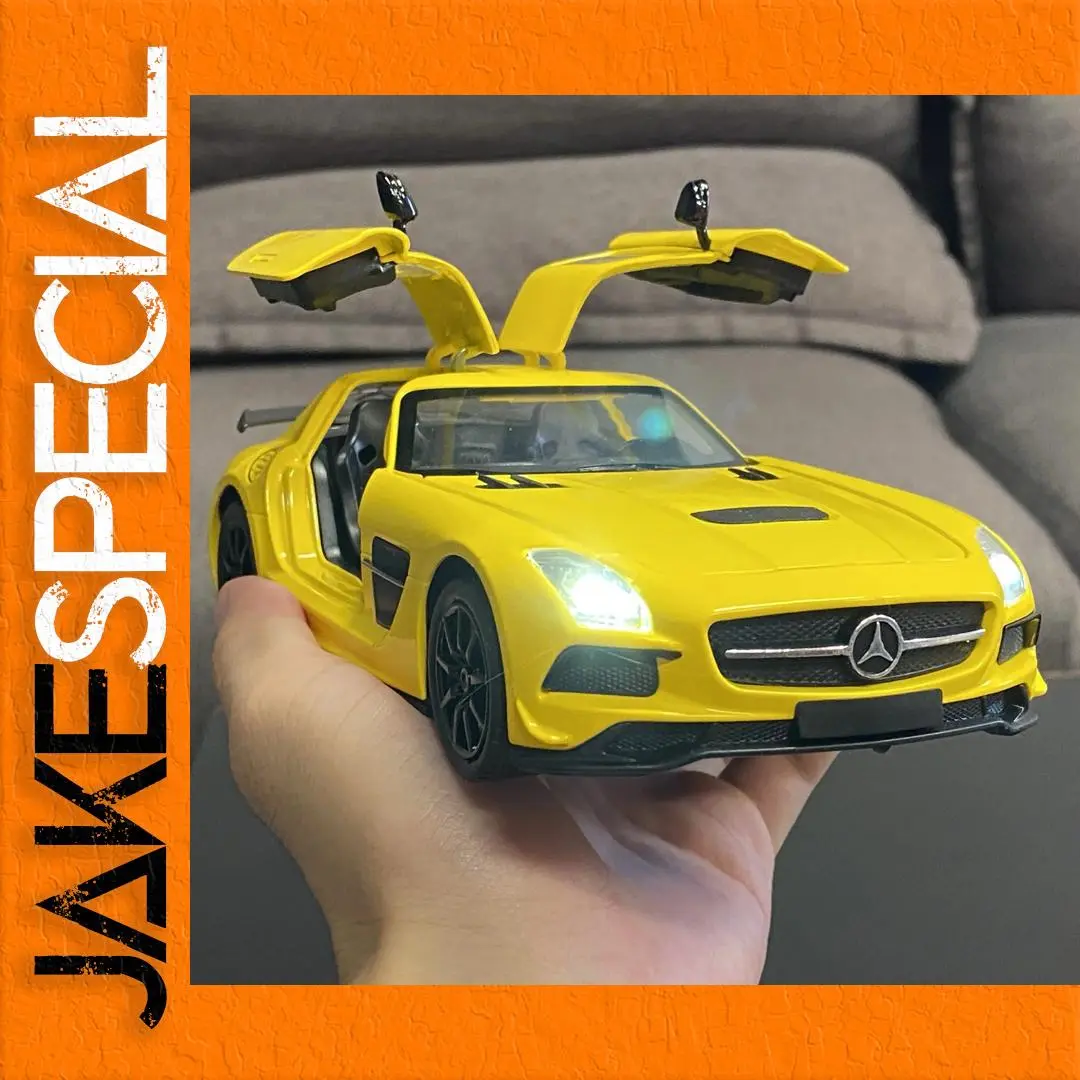 1:24 Scale Benz SLS AMG Diecast Model Car 1 1:24 Scale Benz SLS AMG Diecast Model Car
