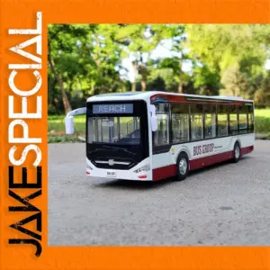 Large Diecast Metal Toy Bus Model 1:32 Scale