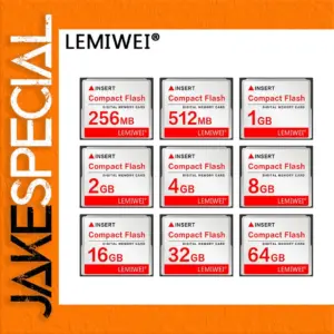 Compact Flash Card UHS Level U3 256MB to 64GB