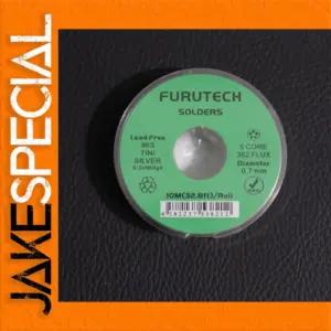 Lead-Free Audio Solder Wire 0.7mm 96/4% Tin-Silver