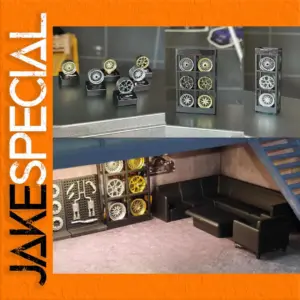 Diorama 1:64 Wheel Hub Display Stand