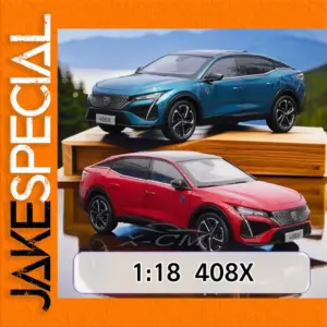 1/18 Scale Diecast Model Car Set Blue Red