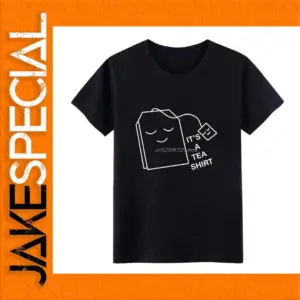 Men's Humorous Cotton T-Shirt with Graphic Design
